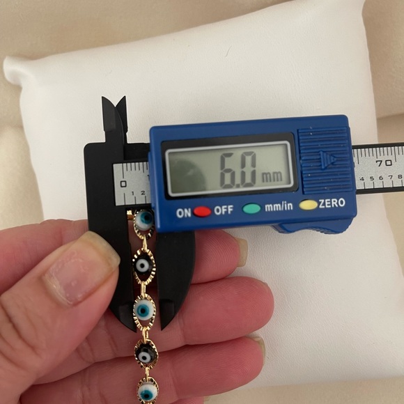 18k Gold Filled Evil Eye Bracelet - Picture 5 of 6